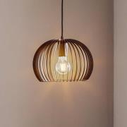 Hengelampe Larus i svart stål, 1 lyskilde