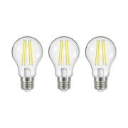 LED-filament E27 2,2W 3 000 K 470lm klart 3 stk