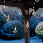 Lindby LED-lyslenke Lampini, 200 cm, svart, IP44