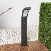 Lucande LED-pullertlampe Juvia, 60 cm, bevegelsessensor, IP54