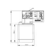 3-fase skinne D Adapter for stikkontakt, 1380 W