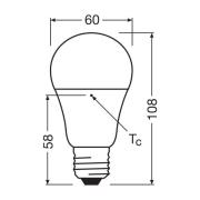 OSRAM LED Relax/Active/Sleep tradisjonell glødepære E27 4,9W matt 827/...