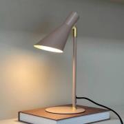 Dyberg Larsen bordlampe DL12, beige, høyde 39,5 cm, metall