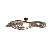 Bover utendørs taklampe Mediterránia, brun, Ø 105 cm