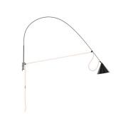 midgard LED-vegglampe AYNO XL, svart/oransje 2 700 K 220 cm