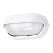 Utendørs vegglampe 400180 oval, hvit