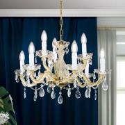 Lysekrone Marie Claire krystallglass 9 lyskilder