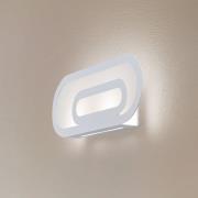 Euluna Elzear vegglampe, oval, hvit