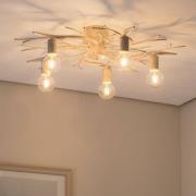 Taklampe Xavier, håndmalt,  5 lyskilder