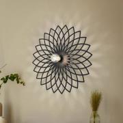 Vegglampe Fellini MR-987 hullmønster Ø50cm svart