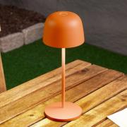 Lindby LED-bordlampe Arietty, oransje, dimbar, IP65