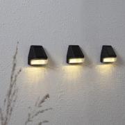 LED-solcellelampe Wally Mini i sett med 3 stk