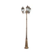 Maytoni Fleur lyktestolpe, gull antikk