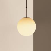 Audo TR Bulb, hengelampe, 1 lyskilde, stål, glass, hvit