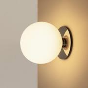 Audo TR Bulb vegglampe, metall, glass, hvit, Ø 20 cm