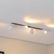 Envostar Tino Downlight 4 lyskilder hvit/tre