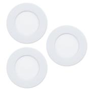 EGLO connect LED-innfellingslampe Fueva 6-Z, hvit, 3-pak