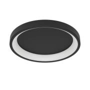 EGLO connect Smart-LED taklampe Loretello-Z, rund, svart
