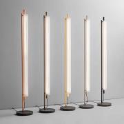 OLEV LED-gulvlampe TRISEL, svart, metall 2.700 K dimbar