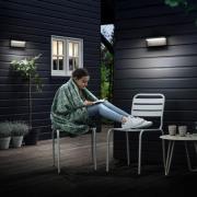 Philips utendørs LED-vegglampe Bustan UE, 2-pak, 2700 K