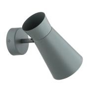 Vegglampe Lotta, salvie grønn, spotlight, stål, justerbar