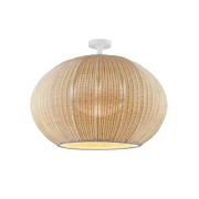 Bover utendørs taklampe Garota, hvit/elfenbensfarget