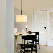 Dyberg Larsen Pendellampe Calix, høyde 50 cm, naturhvit