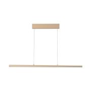 LED-hengelampe Borena, sandfarget, lengde 113 cm, metall