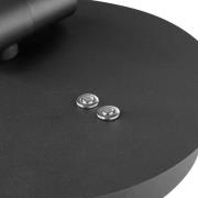 LED-bordlampe Glow-Sphere, høyde 61 cm, svart, metall