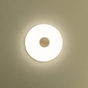 Northern LED-vegglampe Glint, Ø 36 cm, glass, opalhvitt