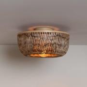 GOOD & MOJO taklampe Barbados, brun, Ø 35 cm, bambus E27