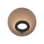 Meggi LED-vegglampe, bronse/svart effekt Gestkontroll