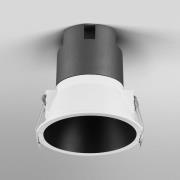 OSRAM LED innfelt spot TWIST, hvit/svart 840 Ø 9,3 cm metall