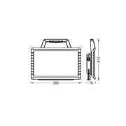 OSRAM LED-batteridrevet arbeidslampe VALUE BATTERY, 26 W svart IP54