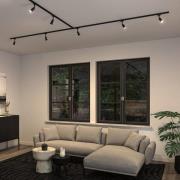 Paulmann URail skinnespot Salt, svart matt, GU10