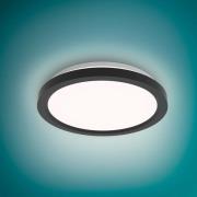 Philips LED-taklampe Aio RD svart 2-pak 30 cm fjernkontroll