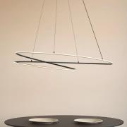 Lucande LED-hengelampe Gavril, 100 cm, svart, dimbar