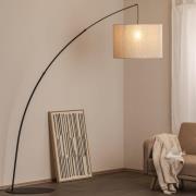 Gulvlampe Moby Nature med tekstilskjerm