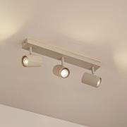 Lindby downlights Kardis, beige, 3 lyskilder, metall, GU10
