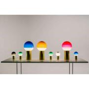 MARSET batteridrevet bordlampe Dipping Light, grønn/messing