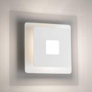LED-vegglampe Hennes, bredde 18 cm, hvit