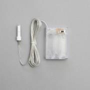 STERNTALER LED-stjerne, gul, Ø 8 cm, 18 takker, IP44 batteri