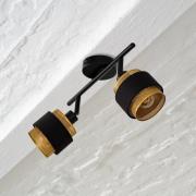 OSRAM taklampe Decor Spot Hornet, 2 lyskilder, svart/gull