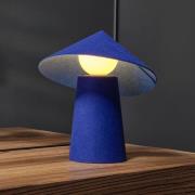 OSRAM LED-batteridrevet bordlampe Decor Flip, blå, filt, dimmer