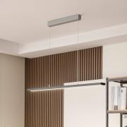 Prios Zyair LED-hengelampe til kontor sølv DALI