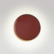 MARSET LED-vegglampe Caramel, brun, Ø 22 cm, TRIAC, glass