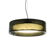MARSET LED-hengelampe Ringo, Ø 90 cm, grønn TRIAC, plast