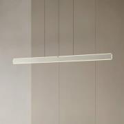 Lucande LED-hengelampe Arvon, aluminiumsfarget, 117 cm, dimbar, CCT