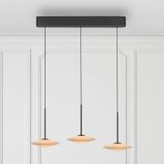 Paul Neuhaus LED-pendellampe Elipsa, 3 lyskilder, hvit/svart