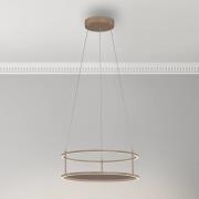 Paul Neuhaus LED-hengelampe Contura, sandfarget, Ø 50 cm